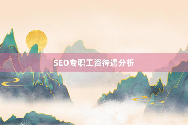 SEO专职工资待遇分析